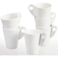 Retsch Arzberg Becher Julie, 6-tlg., Porzellan, 6-teilig