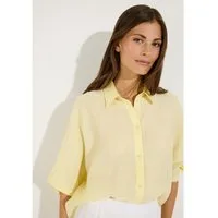 MORE&MORE Klassische Bluse lockere, oversized Hemdbluse