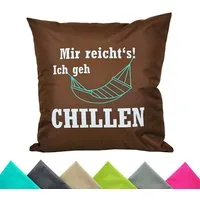 JACK Kissenbezüge 1x 50x50cm Motiv Outdoor Kissenhülle Bezug, (1 Stück), 1x Kissenhülle mit lustigen Motiven, wasserabweisend, Innen & Außen