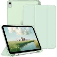 Fintie Tablet-Hülle für iPad 11 Generation 11‘’ 2025 (A16), iPad 10 Generation 10.9'' 2022, ultradünn, mit Stifthalter, transparenter Rückseite, Auto Schlaf/Wach