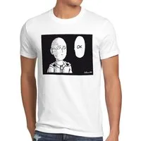 style3 T-Shirt Saitama Ok anime manga one punch man faust superheld wanpanman