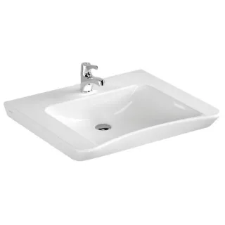 VitrA Conforma Waschtisch 5291B003-0041 65x56cm, weiß, ohne Überlauf/Hahnloch mittig