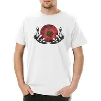 Urban Backwoods Print-Shirt Morocco Football Magic Ball Herren T-Shirt Marokko Marokkanisch (1-tlg) Marokkanische Fahne Moroccan Fußball