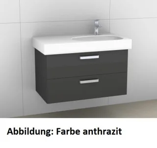 Artiqua 413 Waschtischunterschrank für Citterio 500549 ( ehem. 123695) Riviera Eiche quer NB, 413-WU 413-WU2L-K105-7179-438