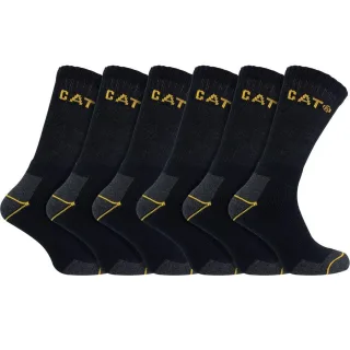 6er-Pack Unisex-Arbeitssocken für Sicherheitsschuhe mit Stahlkappe