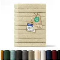 Blumtal Gästehandtücher Premium 30x30cm oder 30x50cm weich und saugstark, Frottee (10-St), 10er (30x50cm), 12er und 24er Set (30x30cm), 100% Baumwolle