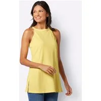 Sieh an! Shirttop Longtop Ärmellos
