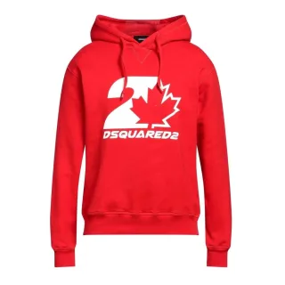Dsquared2 - Cool Fit - Kapuzenpullover in Ahornblatt-Rot