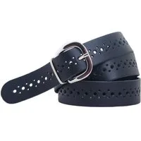 shenky Ledergürtel Gelochte Ledergürtel 3cm Breite Damengürtel Herrengürtel (aus Deutschland, Echtleder Gürtel) durchgehende Lochung