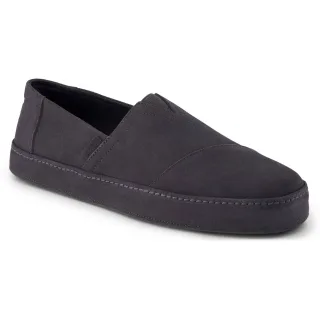TOMS Alpargata Premium Leder Herren Espadrilles in Forged Iron
