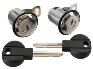 Türschloss Schließzylinder LINKS + RECHTS + 2x Schlüssel für Peugeot 96-08 Citroen Berlingo 96-08 Xsara 97-05