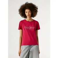 Pepe Jeans T-Shirt BRADY mit Rundhals, Nietenapplikation