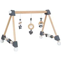 roba® Spielbogen Spieltrapez, Spielbogen für Babys, höhenverstellbare Spielelemente aus Holz