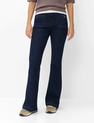 Brax Damen Style ANA CLEAN DARK BLUE, denim dunkelblau, Gr. 46K