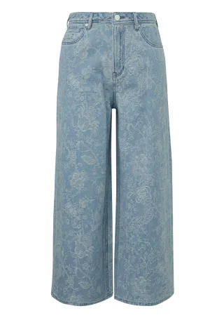 s.Oliver Red Label - Regular Fit: Culotte-Jeans - Suri blau - Gr. - 48