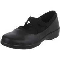 Ital-Design Damen Komfort-Halbschuh mit Riemen, Schlupfdesign Pumps (91783521) Blockabsatz Klassische Ballerinas in Schwarz
