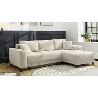 Jockenhöfer Gruppe Ecksofa Beverly L-Form, B: 251 cm, mit Bettfunktion, Bettkasten & Zierkissen
