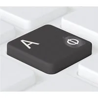 Hoopomania Aufkleber Russische Tastaturaufkleber transparent universal 5 x 6 mm
