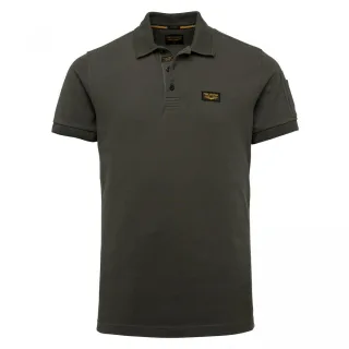 PME Legend - Kurzarm Trackway polo braun - Gr. - XXL