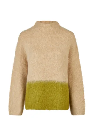Marc Aurel - Pullover mit Colour-Blocking sand - Gr. - 36
