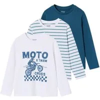 vertbaudet Langarmshirt 3er-Pack