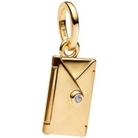 Pandora Kettenanhänger Charm-Briefumschlag Goldfarben