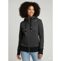 Ragwear Kapuzensweatjacke YODA ZIP ZIG ZAG O mit Logostickerei