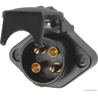 Elparts Steckdose 4 -polig 6 V bis 24 V bei 24V 16 A (1,5 mm2), 25 A (2,5 mm2) belastbar