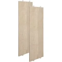 BigDean Kratzbrett 2x Katzenkratzbrett Eckkratzbrett Wandkratzbrett Kratzwand Sisal 80cm, (Packung, 2-tlg., Kratzbrett), Schützt Möbel und Wände, Macht Katze Glücklich.