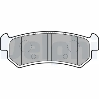 Delphi Bremsbel?ge hinten Chevrolet Daewoo