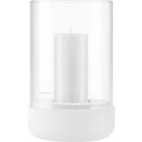 blomus Windlicht -CALMA- Glas Kerzenhalter, Stimmungslicht: modernes Deko-Design (1 St., SIZE M), Exklusive Betonoptik, Handgefertigt, Verschiedene Größen & Farben