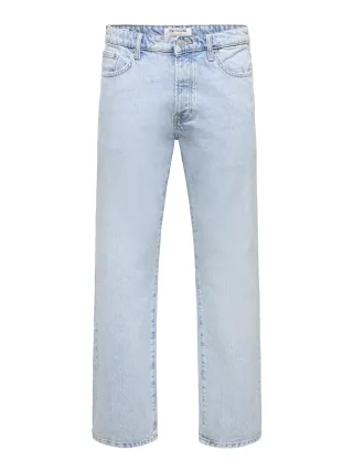 ONLY&SONS - ONSEDGE STRAIGHT LB 6986 TAI DNM NOOS Light Blue Denim - Gr. - 34