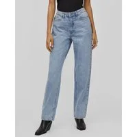 Vila High-waist-Jeans VIKELLY JAF HW STRAIGHT JEANS-NOOS Baumwollmischung