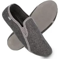 filsko Balk Herren Filz Hausschuh mit Gummisohle, zum schlupfen, Slip-On