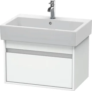 Duravit Ketho Waschtischunterbau wandhängend Weiß Matt 650x440x410 mm - KT668401818 KT668401818