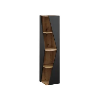 Vicco Badschrank, Anthrazit, Holzwerkstoff, 4 Fächer, Rechteckig, 31.6x70.5x31.6 cm, Badezimmer, Badezimmerschränke, Midischränke
