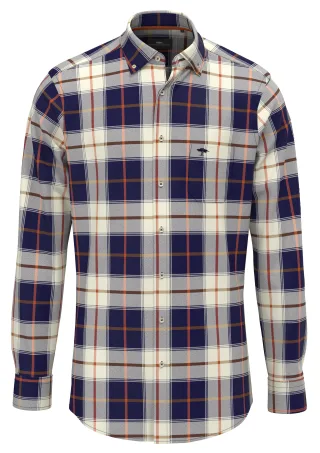 FYNCH-HATTON - Modern Flannel Checks,B.D.,1/1 winter white - Gr. - 3XL