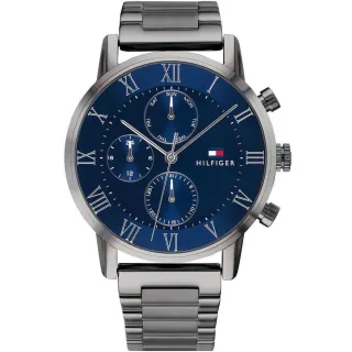 Tommy Hilfiger 1791456 Kane Blaues Zifferblatt Herrenuhr