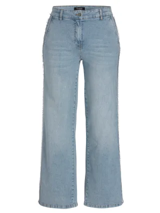 Frapp - Hose lang gerades Bein Jeans light blue denim - Gr. - 44