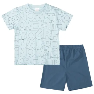 STACCATO - MB Shorty Pyjama l.sky aop?+night blue - Gr. - 104/110
