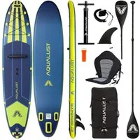 Aqualust SUP-Board AQUALUST 12.0 iSUP Board Stand Up Paddle Surfboard aufblasbar