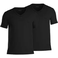 BOSS Unterziehshirt VN Comfort 2P Pure Cotton (Packung, 2-St., 2er-Pack) V-Neck Relaxed Fit Kurzarm im Doppelpack