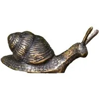 IDYL Dekofigur IDYL Bronze-Skulptur Schnecke mini gerade