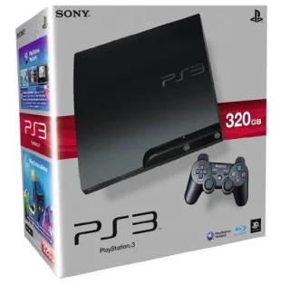 Sony PlayStation 3 Slim 320GB [K-Model inkl. DualShock-Controller] schwarz
