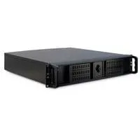 2U-2098-SK, Server-Gehäuse schwarz, 2 Höheneinheiten