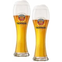 Ritzenhoff & Breker Bierglas Erdinger Weizenbiergläser 500 ml 2er Set, 2-tlg., Glas