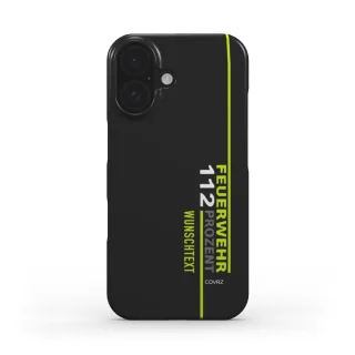 Handyhülle COVRZ  | Slim Case | Schwarz | Personalisierbar | iPhone 16 15 14 13 Plus Pro Max, Samsung Galaxy S25 S24 S23 S22 S21 Ultra 5g Fe, uvm. iPhone 16 Ohne