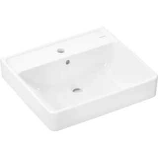 hansgrohe Xanuia Q Waschtisch 60238450 550x480mm, mit Hahnloch/Überlauf, geschliffen, weiß
