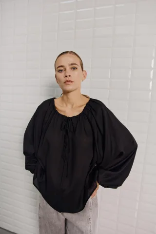 WITHBLACK - Shirts Weiblich Schwarz - Gr. - S