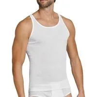 Schiesser Unterhemd Original Classics Doppelripp (Vorteilspack Spar-Pack, 2-St., 2er-Pack, 4er-Pack) Herren Trägershirt Multipack aus reiner Baumwolle